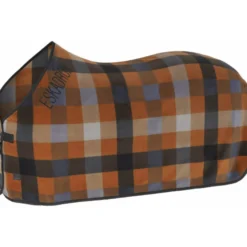 Abschwitzdecke Fleece Check Platinum HW26, Fleecedecke