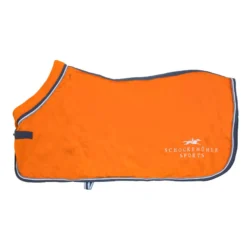 Abschwitzdecke Premium mit Logo, Fleecedecke