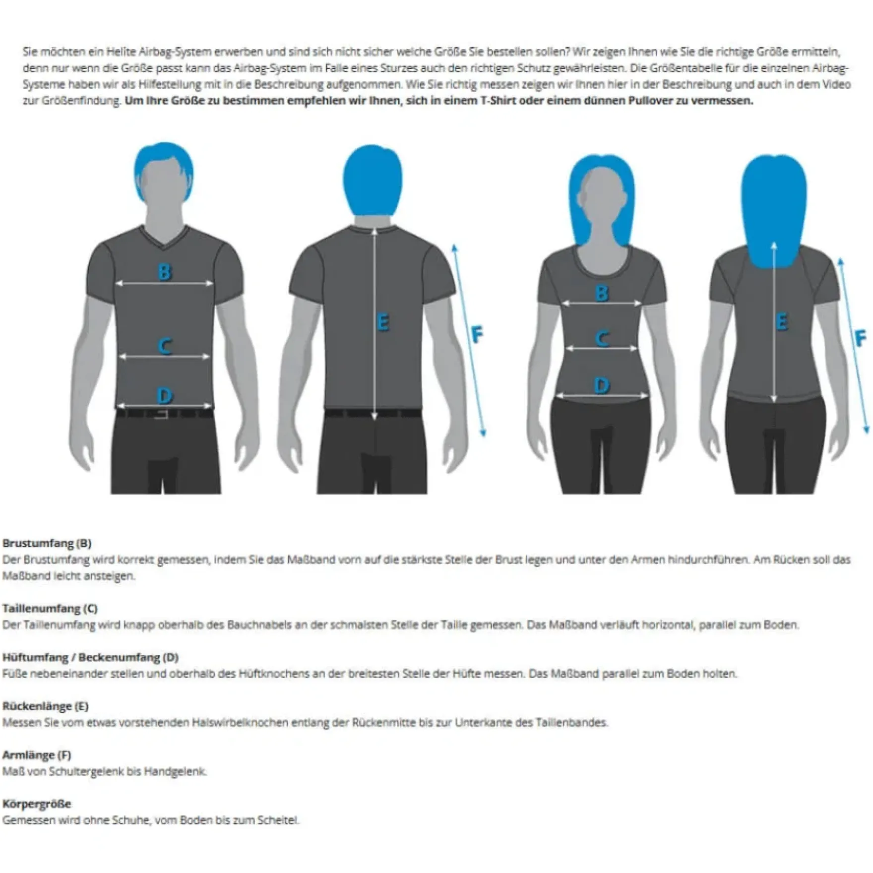 Airbag Weste Airjacket, Sicherheitsweste