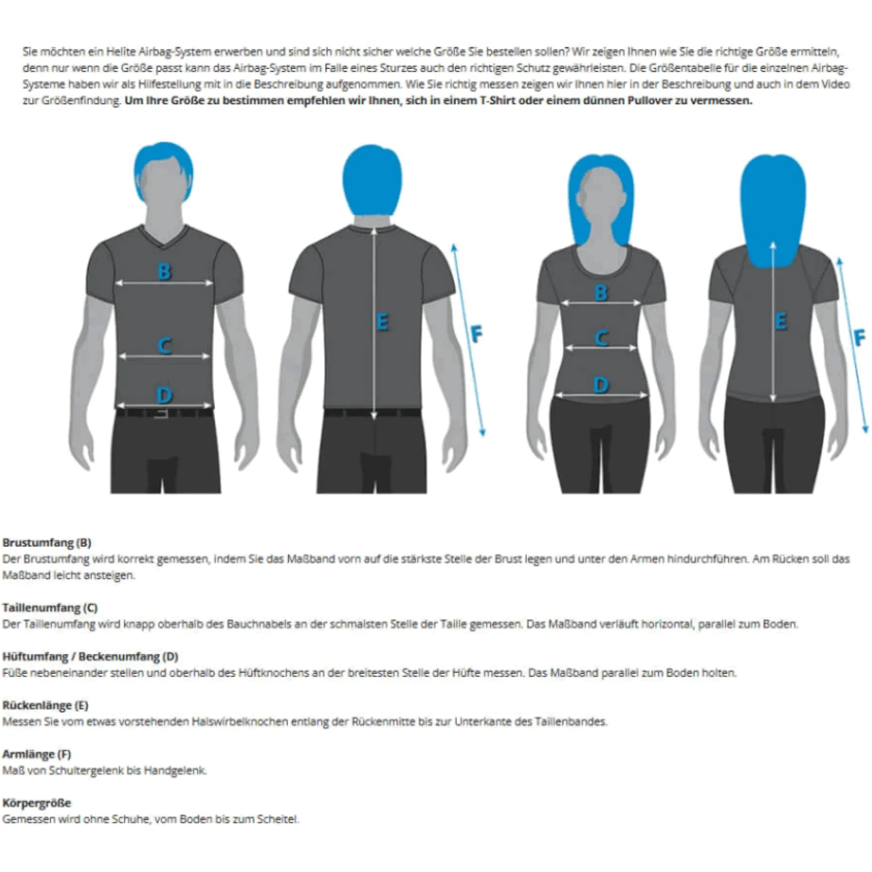 Airbag Weste Zip'In 2.0