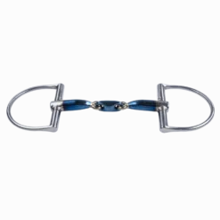 D-Ring Gebiss, doppelt gebrochen, Sweet Iron
