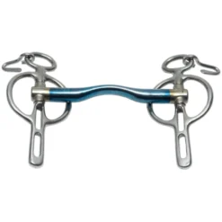 Fahrkandare Liverpool, Sweet Iron, Low Port, 2 Schlitze, Non Fixed, kleine Zungenfreiheit