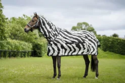 Fliegendecke Buzz-Off Zebra Full-Neck, mit festem Halsteil, UV-Schutz