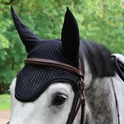 Fliegenhaube Classic mit Kordel, Fliegenmütze, Fliegenohren