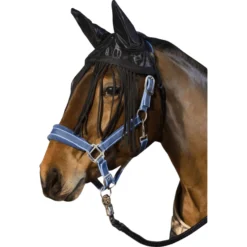 Fliegenhaube, mit Ohrenschutz und Fransen