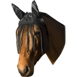 Fliegenhaube, mit Ohrenschutz und Fransen