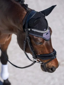 Fliegenhaube Modern Padded Dark Violet, Fliegenmütze, Fliegenohren