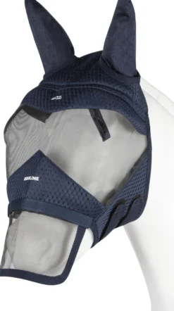 Fliegenmaske Eqmask UV, Fliegenschutzmaske, mit Ohren- und Nasenschutz, UV-Schutz