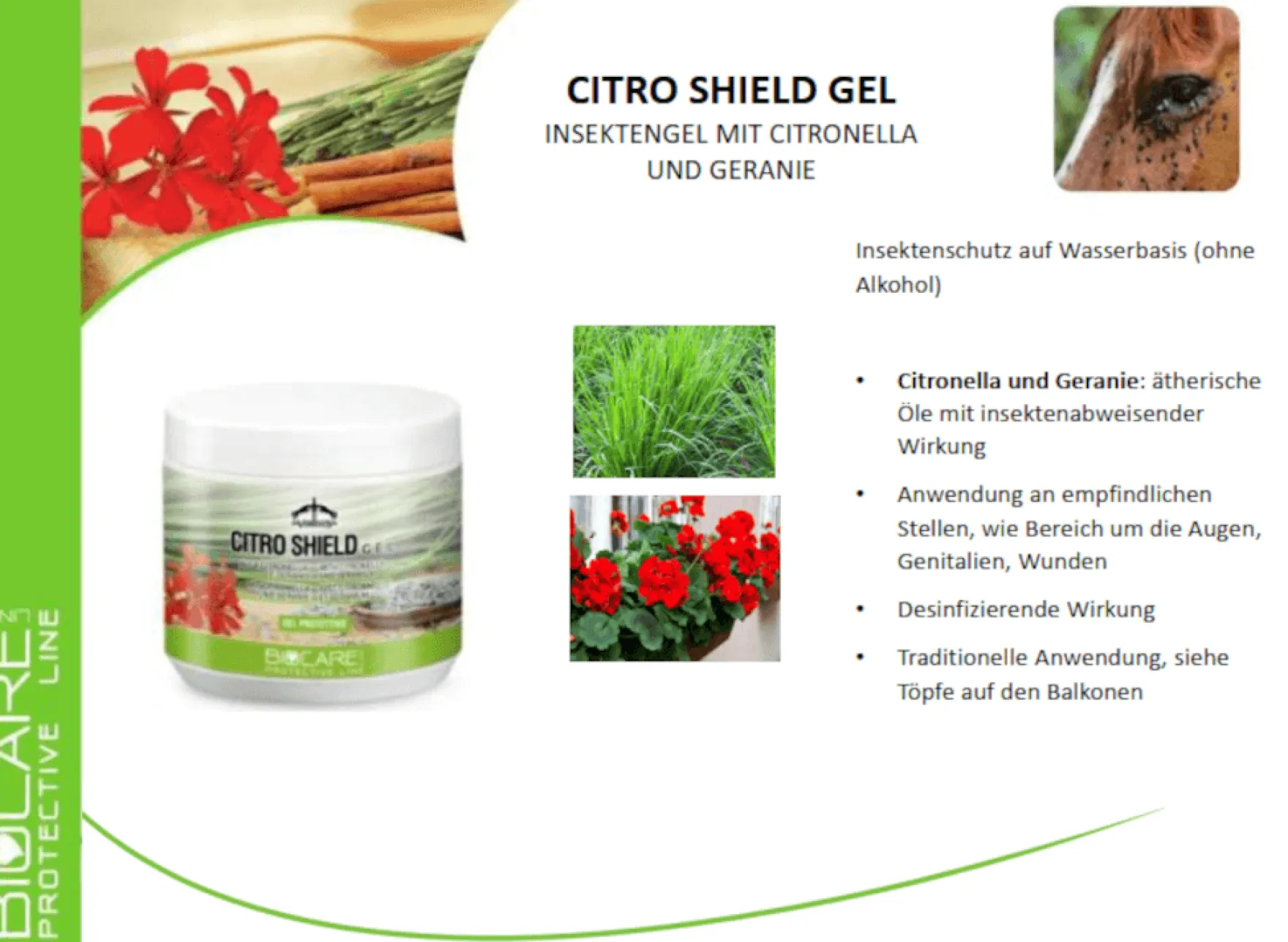 Fliegenschutz Citro Shield Gel, Bremsenschutz, Insektenschutzgel