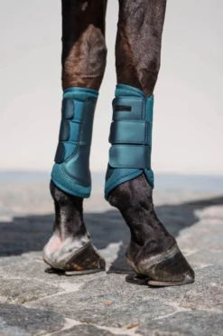 Gamaschen Classic Mesh Teal Blue, Dressurgamaschen