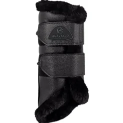 Gamaschen Eco-Leder, mit Kunstfell