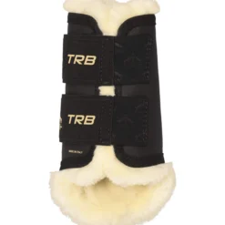 Gamaschen TRB Save the Sheep Vorne, Dressurgamaschen, mit Kunstfell