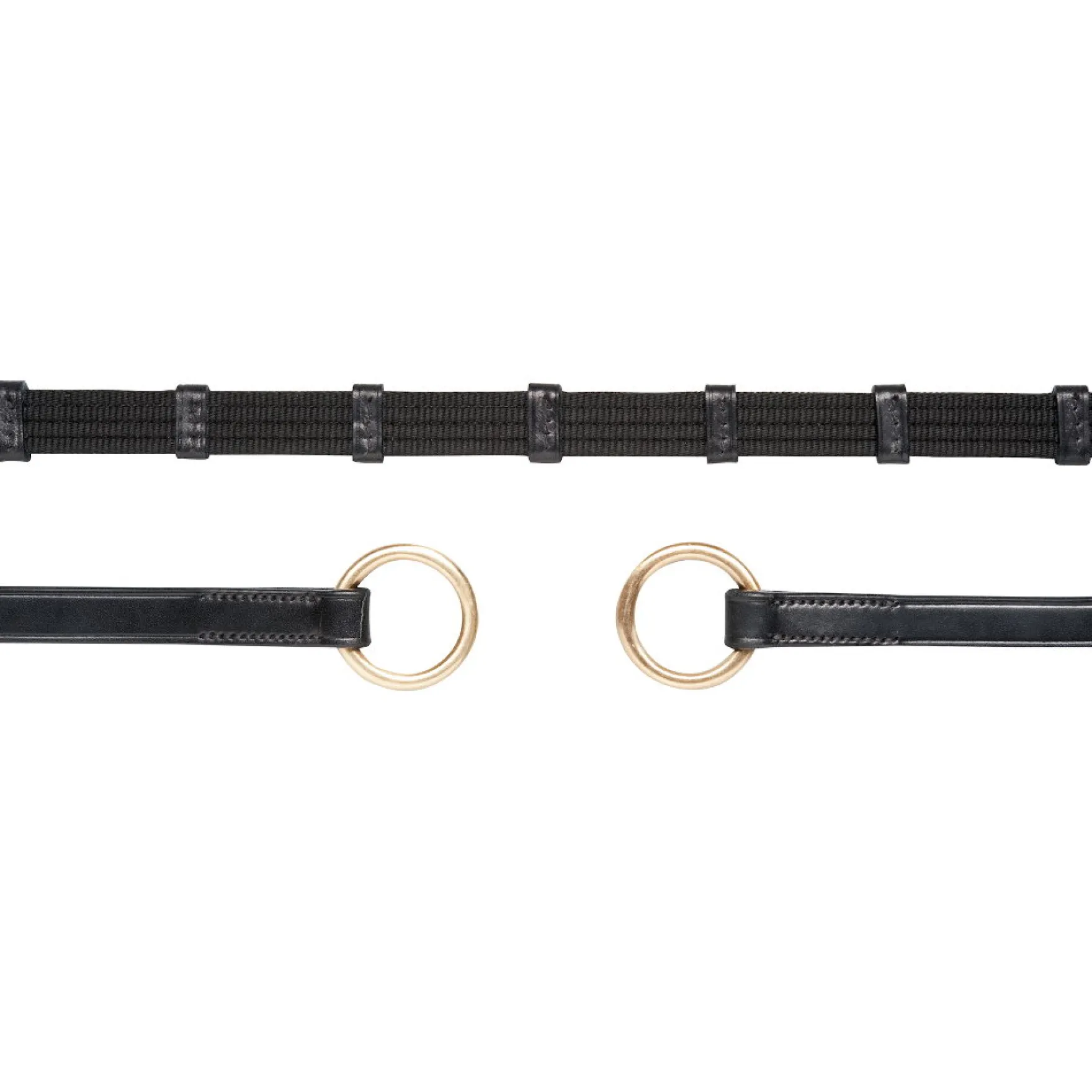 Gurtzügel mit Doppelsteg & Ringen