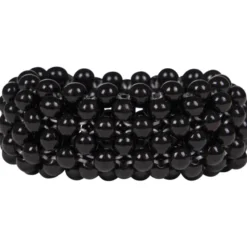 Haarknotenband Beads, mit Perlen