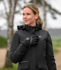 Heizparka Damen Comfort Heat, Heizmantel, Reitmantel, mit Kapuze