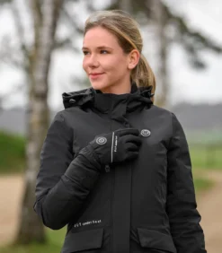 Heizparka Damen Comfort Heat, Heizmantel, Reitmantel, mit Kapuze
