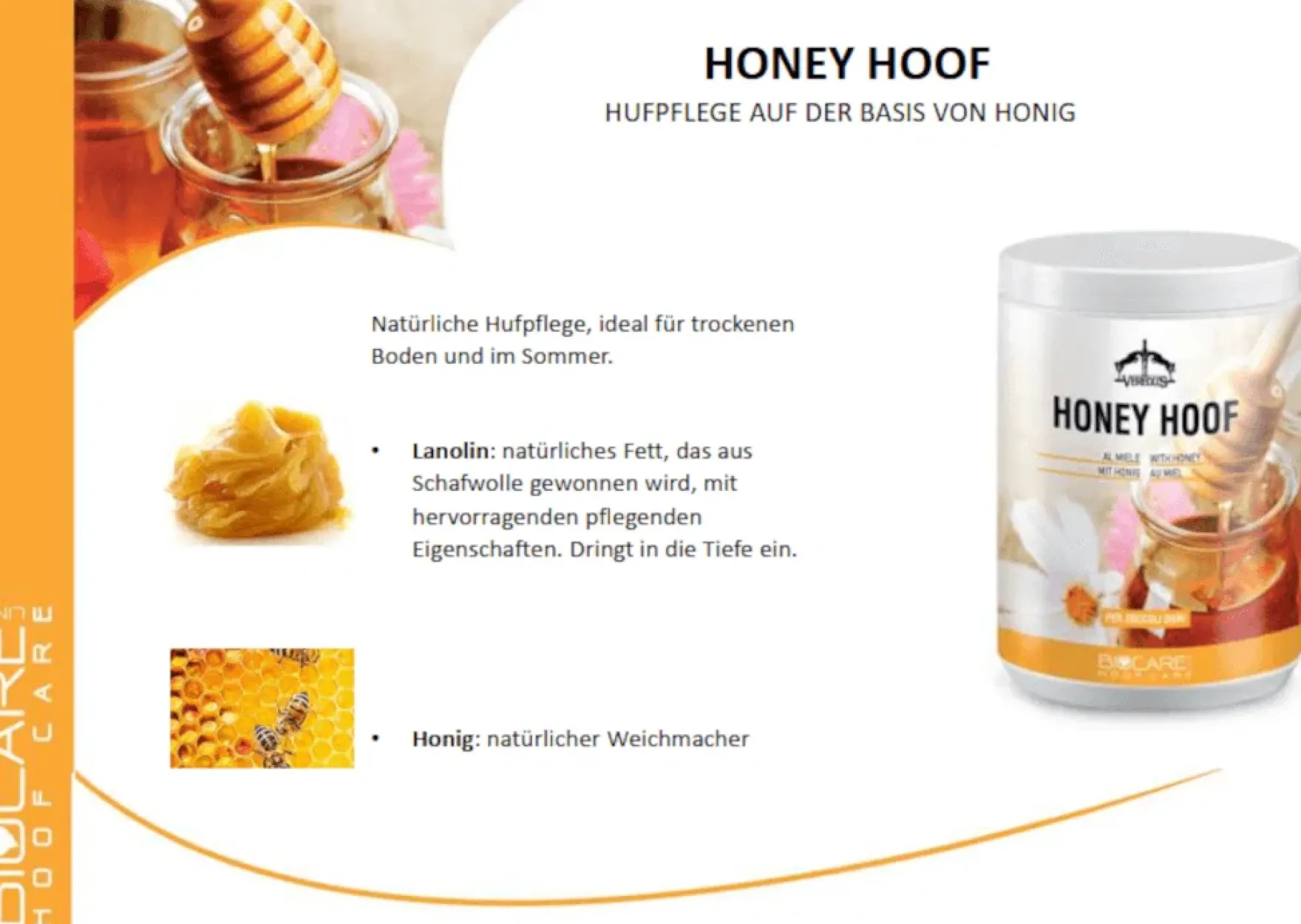 Huffett Honey Hoof, Hufpflege, Hufbalsam