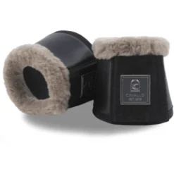 Hufglocken CAVALJODY, Springglocken, mit Kunstfell
