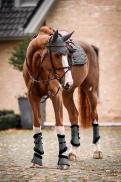 Hufglocken CAVALJODY, Springglocken, mit Kunstfell