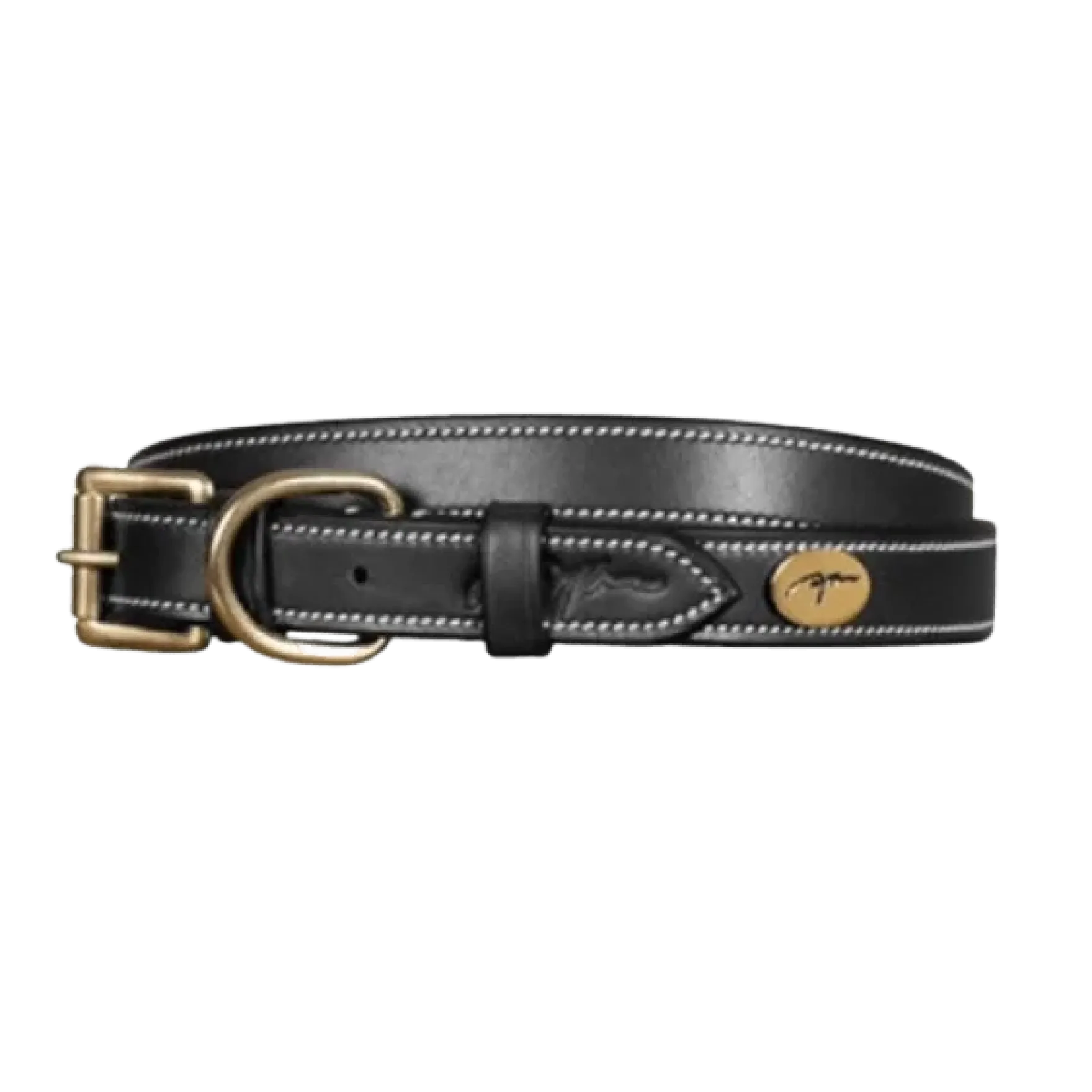 Hundehalsband DLA, Lederhalsband, Glattleder