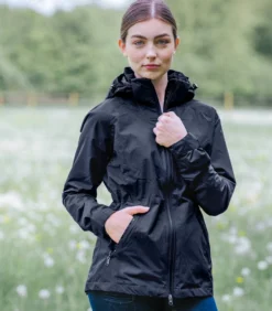 Jacke Damen Hamburg, Regenjacke, mit abnehmbarer Kapuze