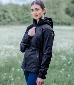Jacke Damen Hamburg, Regenjacke, mit abnehmbarer Kapuze