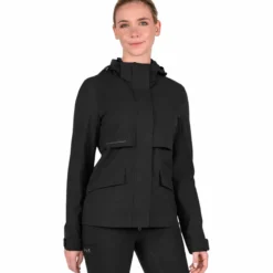 Jacke Damen Performance, Regenjacke, mit abnehmbarer Kapuze