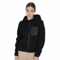 Jacke Damen, Sweatjacke, Teddyfleece