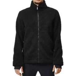 Jacke Herren Fleece Black, Fleecejacke