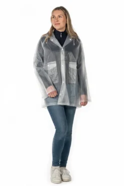 Jacke Kinder, Regenjacke, Transparent
