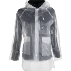 Jacke Unisex, Regenjacke, Transparent