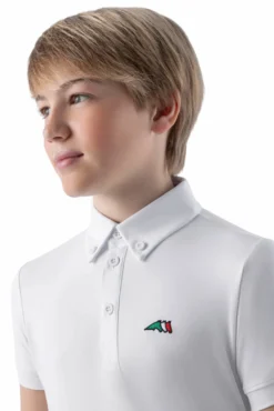 Jungen Turniershirt Jeremyk, Poloshirt