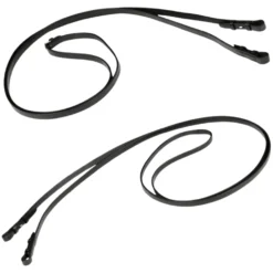 Kandarenzügel, flach, breit, Set, Lederzügel