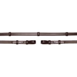 Kandarenzügel Zaumhaken, Lederzügel, 16 mm