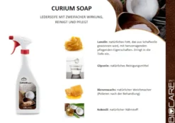 Lederreiniger Curium Soap, Sattelseife, Lederseife