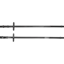 Lederzügel Continental, mit 7 Lederstoppern, mit Martingalstopper
