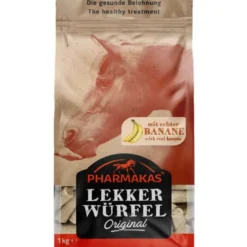 Lekkerwürfel Banane, Pferdeleckerlis