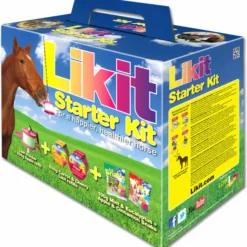 Likit Starterpaket, 6 Teile, Halterung, Lecksteine, Snaks