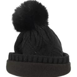 Mütze Unisex Gajunep HW24, Strickmütze, mit Bommel