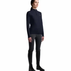 Pullover Damen CT Merinos Turtleneck Sweater FS26, Half Zip, Sweatshirt