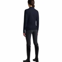 Pullover Damen CT Merinos Turtleneck Sweater FS26, Half Zip, Sweatshirt