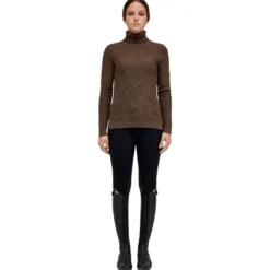Pullover Damen CT Winter Wool, Rollkragenpullover