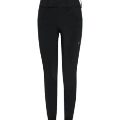 Reithose Damen Athl High Waist Breeches, Vollbesatz, Full-Grip