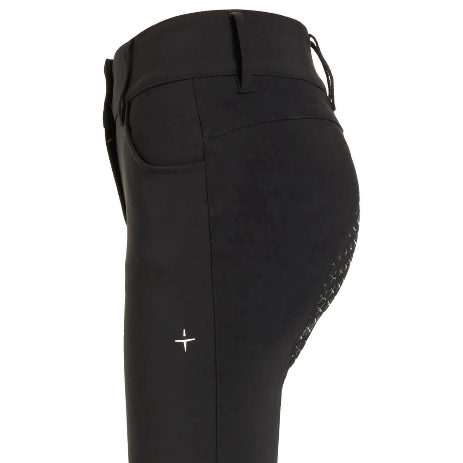 Reithose Damen Athl High Waist Breeches, Vollbesatz, Full-Grip