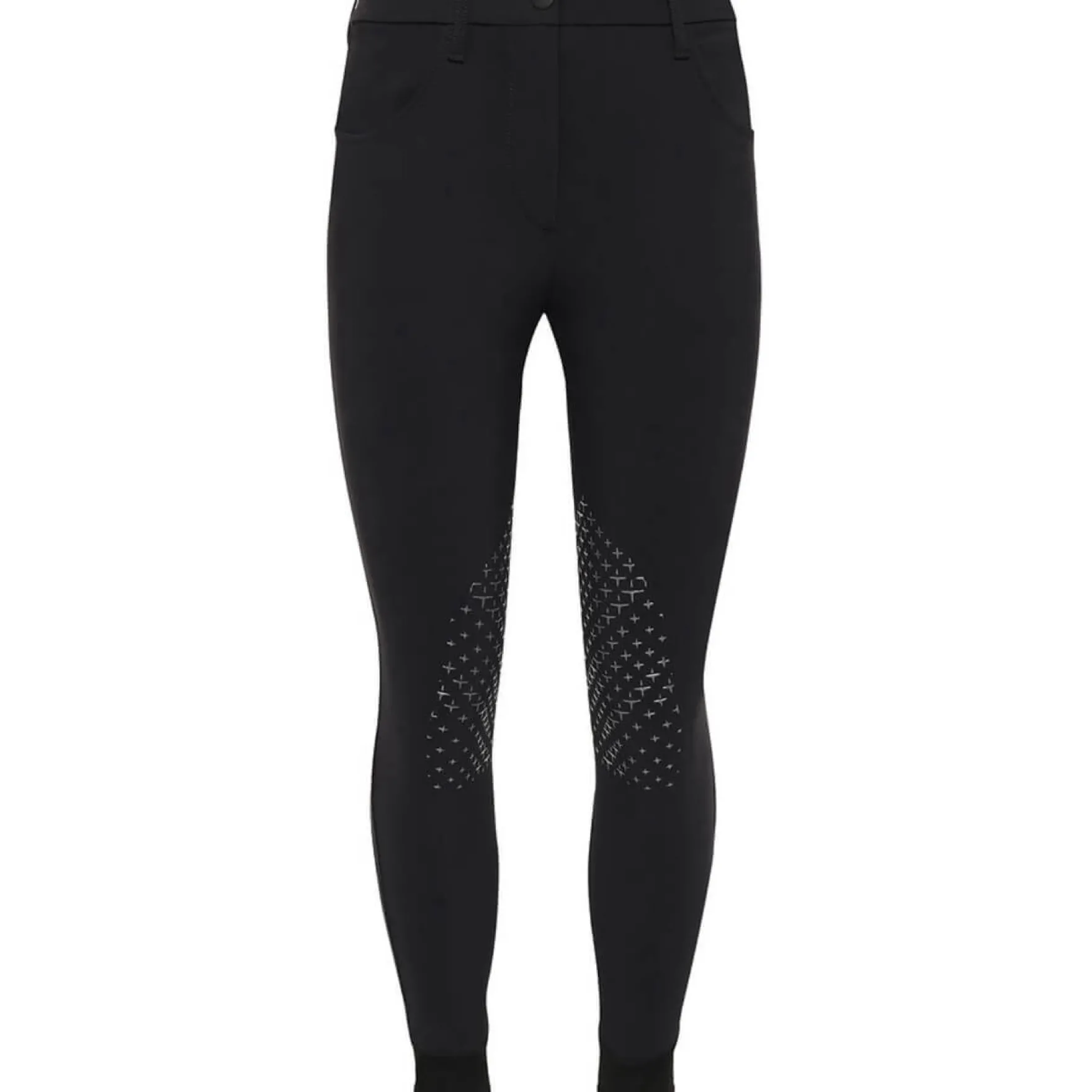 Reithose Damen Athl Reg Waist Breeches, Kniebesatz, Knee-Grip