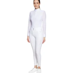 Reithose Damen Claranova FS25, Vollbesatz, Full-Grip, UV-Schutz