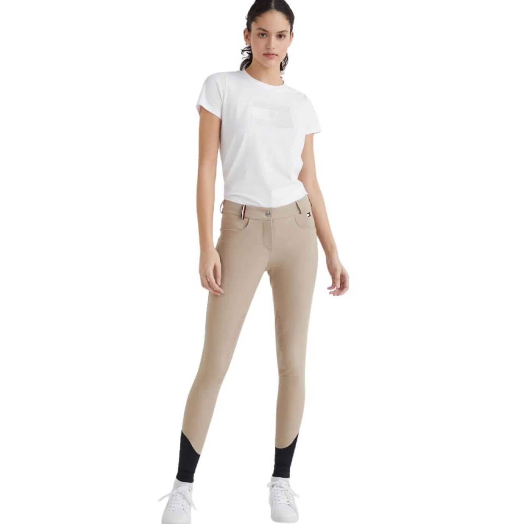 Reithose Damen Classic HW23, Kniebesatz, Knee-Grip