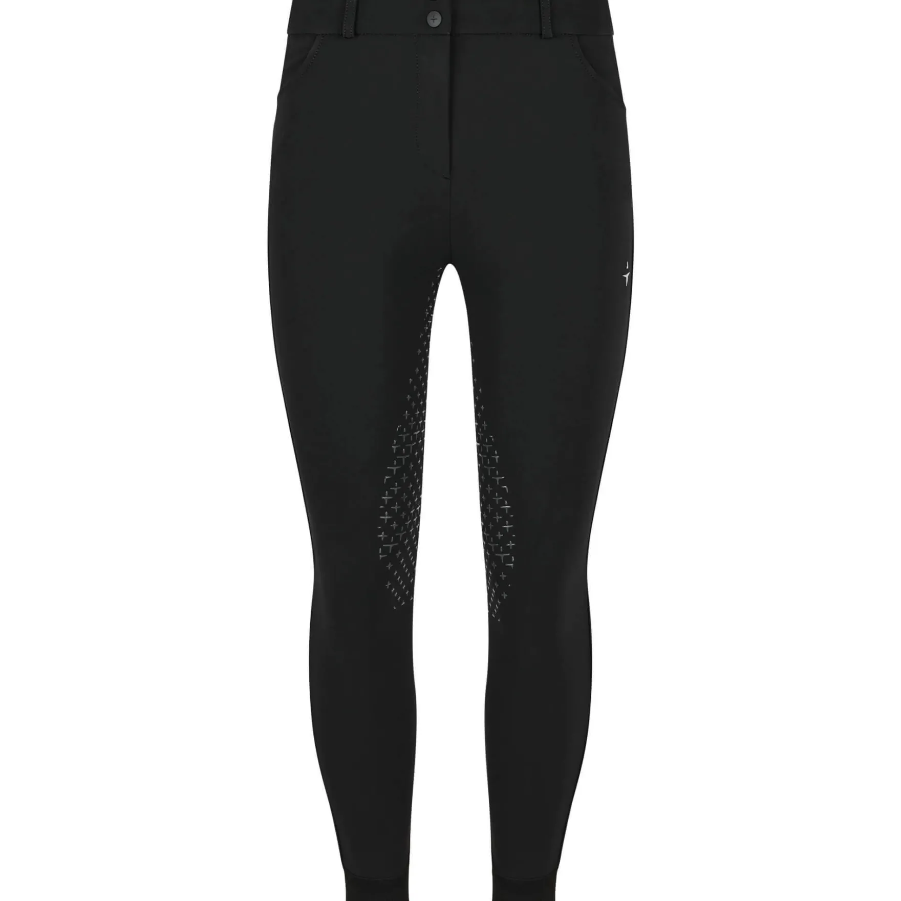 Reithose Damen CLD Mid Rise, Vollbesatz, Full-Grip