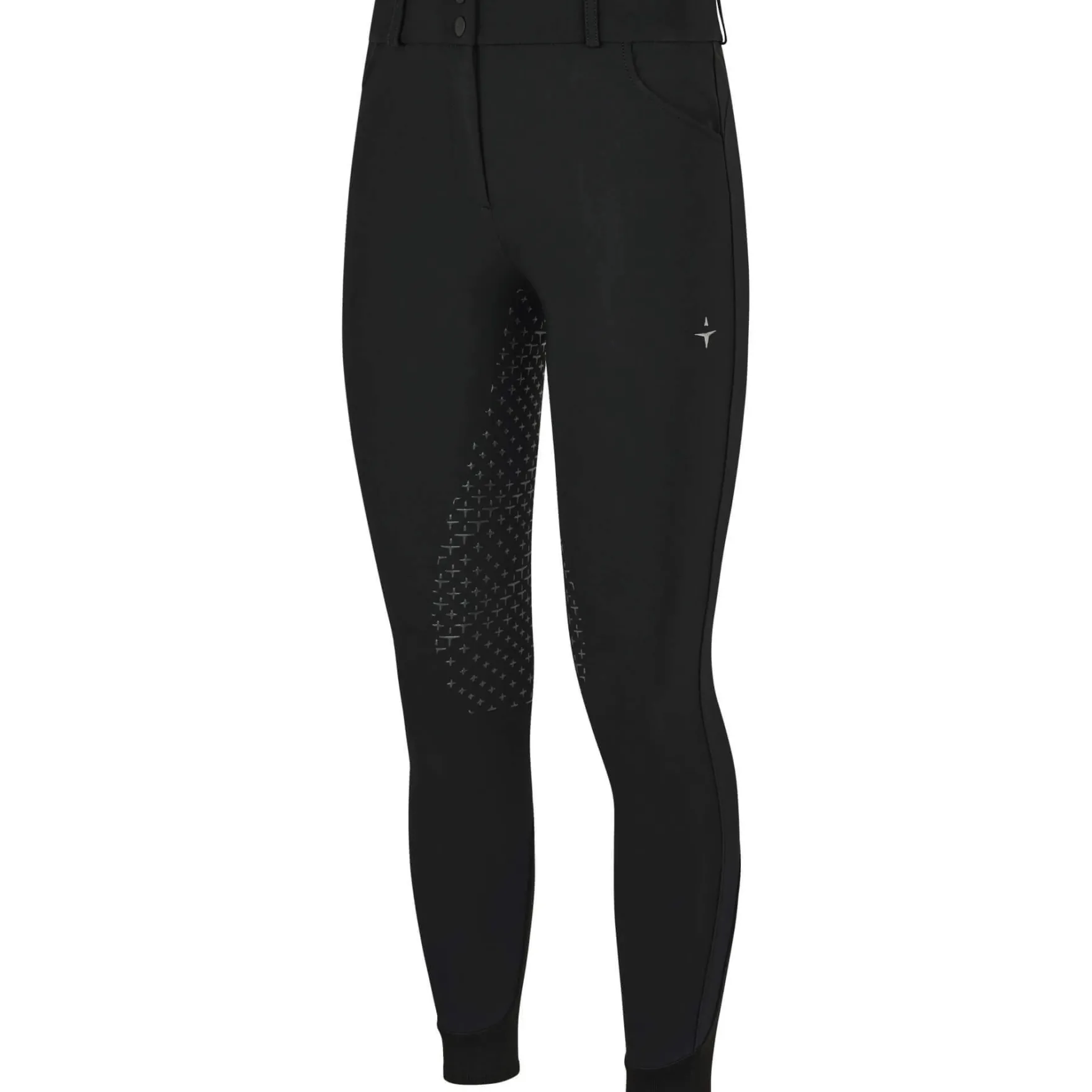 Reithose Damen CLD Mid Rise, Vollbesatz, Full-Grip