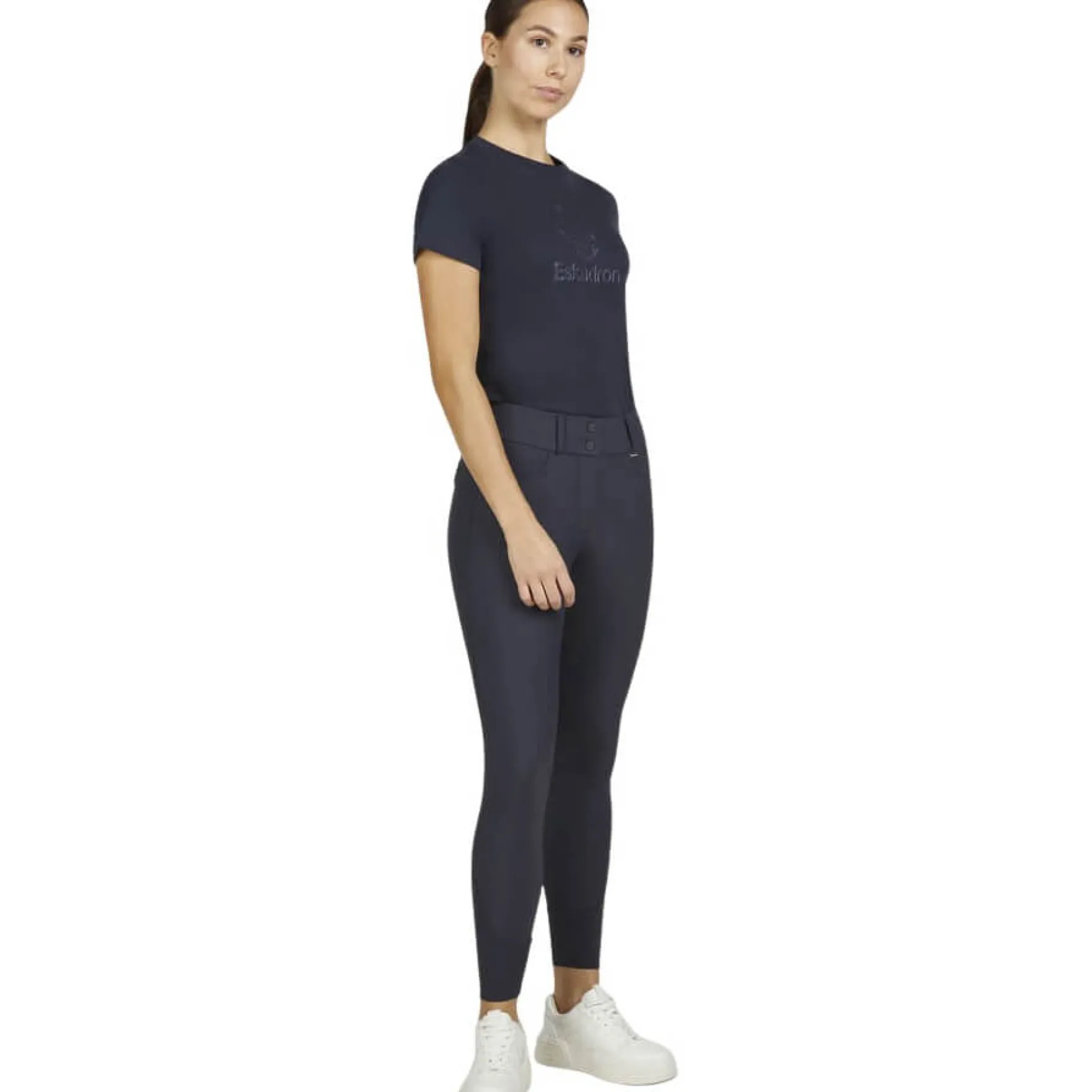 Reithose Damen Core, Vollbesatz, Full-Grip